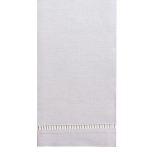 Henry Handwork Towel Pure Linen White