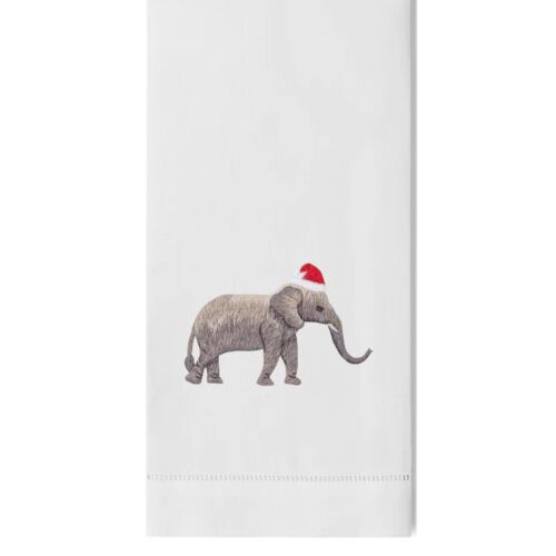Henry Handwork Towel Santa Hat Elephant