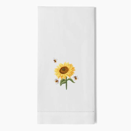 Henry Handwork Towel Sunflower & Bees