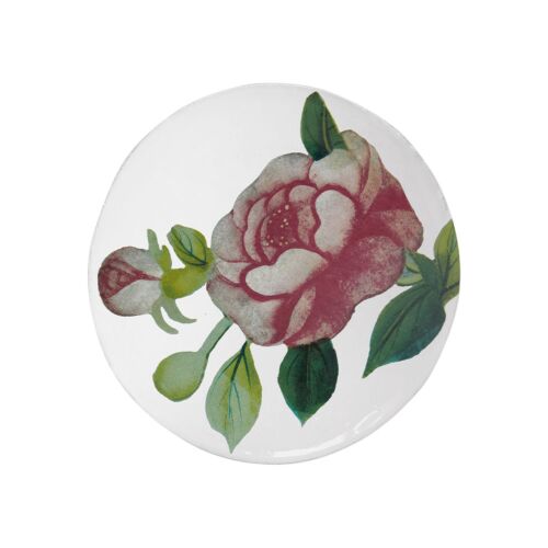 John Derian 18th C. Fan Superb Rose Plate