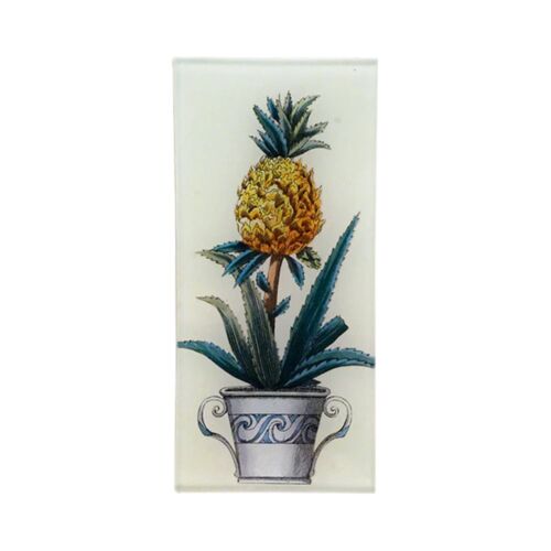  John Derian Decoupage Tray 3.5x7" Potted Pineapple