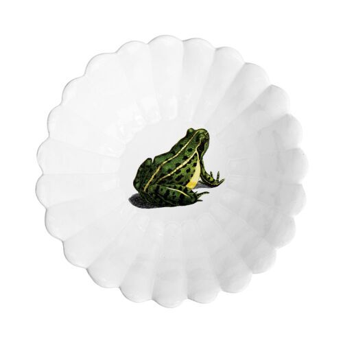 John Derian Salad Bowl Sitting Frog Large