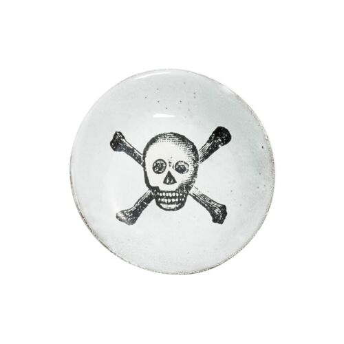 John Derian Crossbone Skull Plate