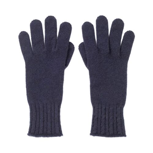 Johnstons of Elgin Cashmere Gloves Navy