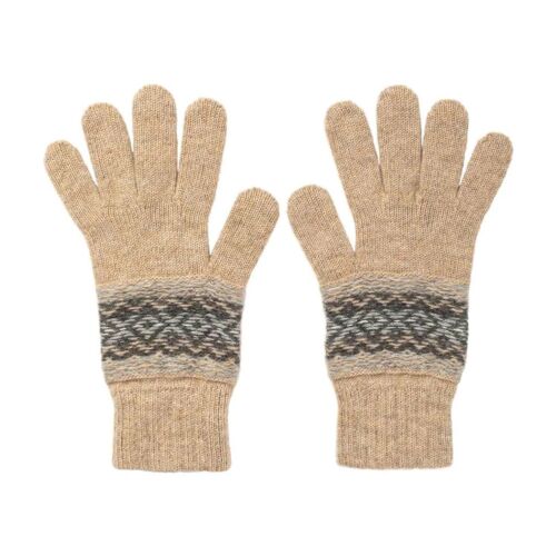 Johnstons of Elgin Cashmere Gloves Oatmeal
