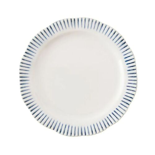 Juliska Sitio Stripe Dinner Plate Indigo