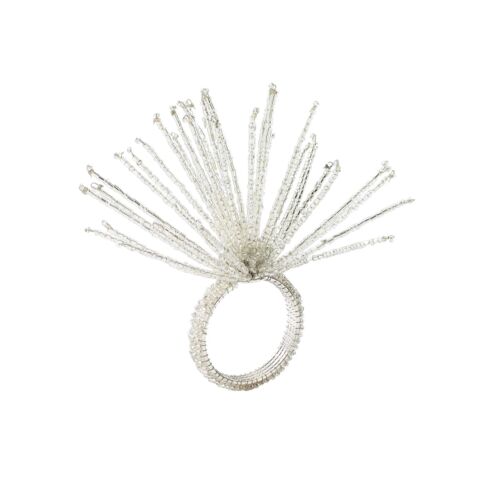 Kim Seybert Napkin Ring Spider Bead Burst Crystal