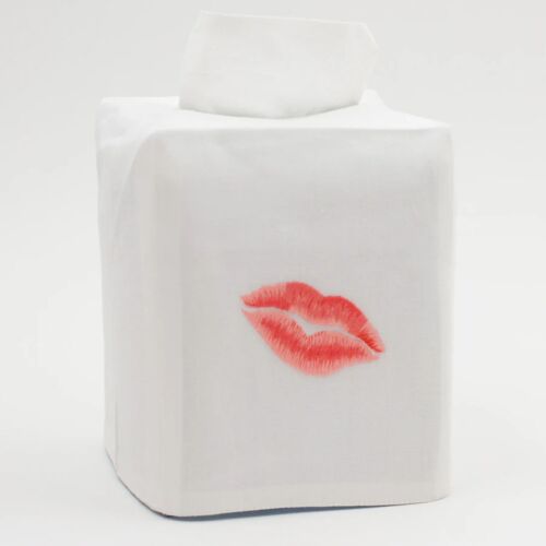 Henry Handwork Tissue Box Cover Kiss