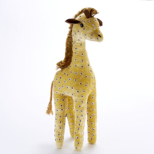Anke Drechsel Silk Velvet Animal Giraffe Kylin Corn Yellow
