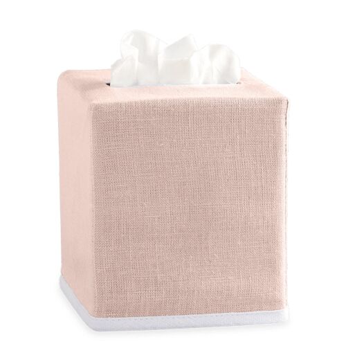 Matouk Tissue Box Cover Chelsea Pink