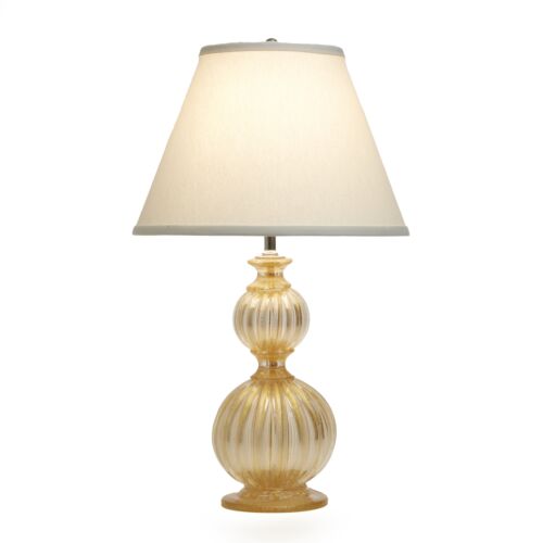  Murano Glass Gold Table Lamp