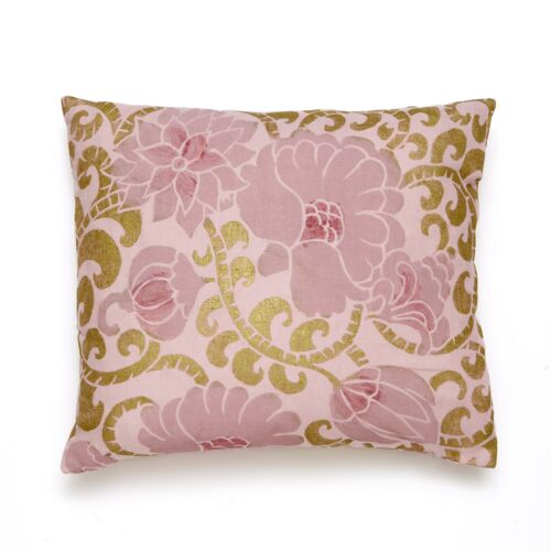 Mirella Floral Linen Pillow 15x18"