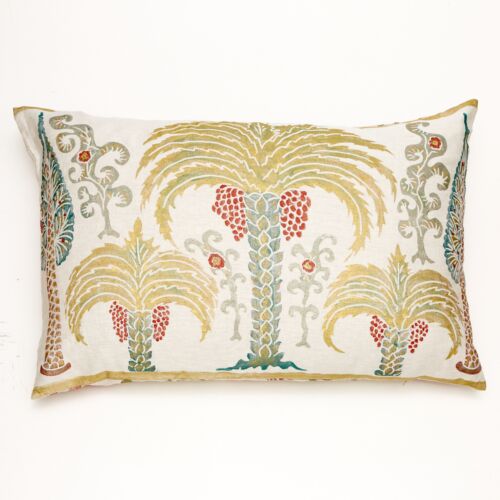 Mirella Palms Linen Pillow 21x33"