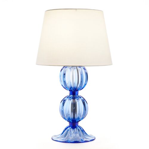  Murano Glass Two Spheres Table Lamp