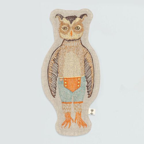 Coral & Tusk Pouch Owl