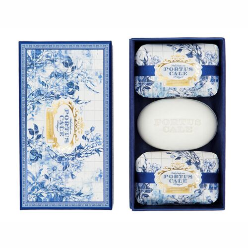 Portus Cale Gold & Blue Soap Set/3