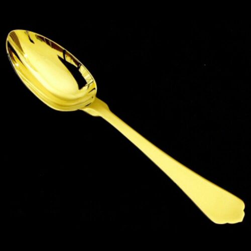 Astier de Villatte Naples Titanium Gold Table Spoon