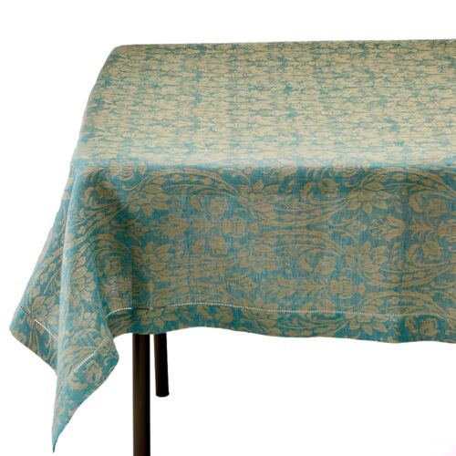 Tessitura Pardi Anfora Rustica Emerald Tablecloth 68x128"