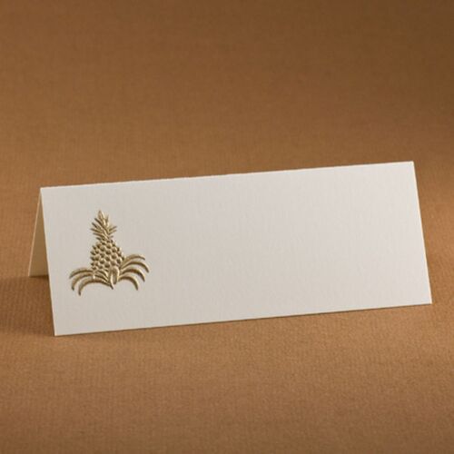 The Printery Stationery Set/10 Place Card Pineapple
