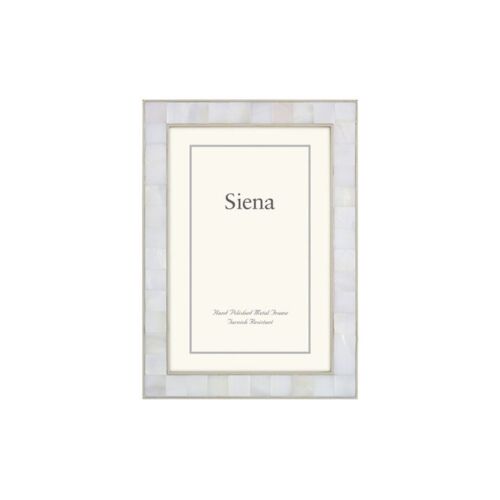 Tizo Siena Mother Of Pearl & Silver Plate Frame 4x6"