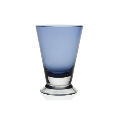 WYC Glass Fanny Old Fashioned Blue