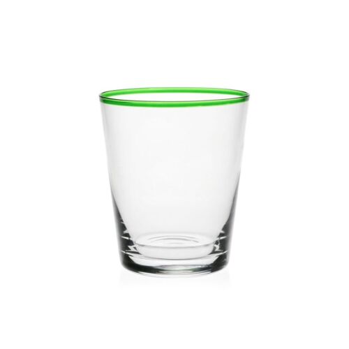 WYC Glass Siena Cocktail Tumbler Green