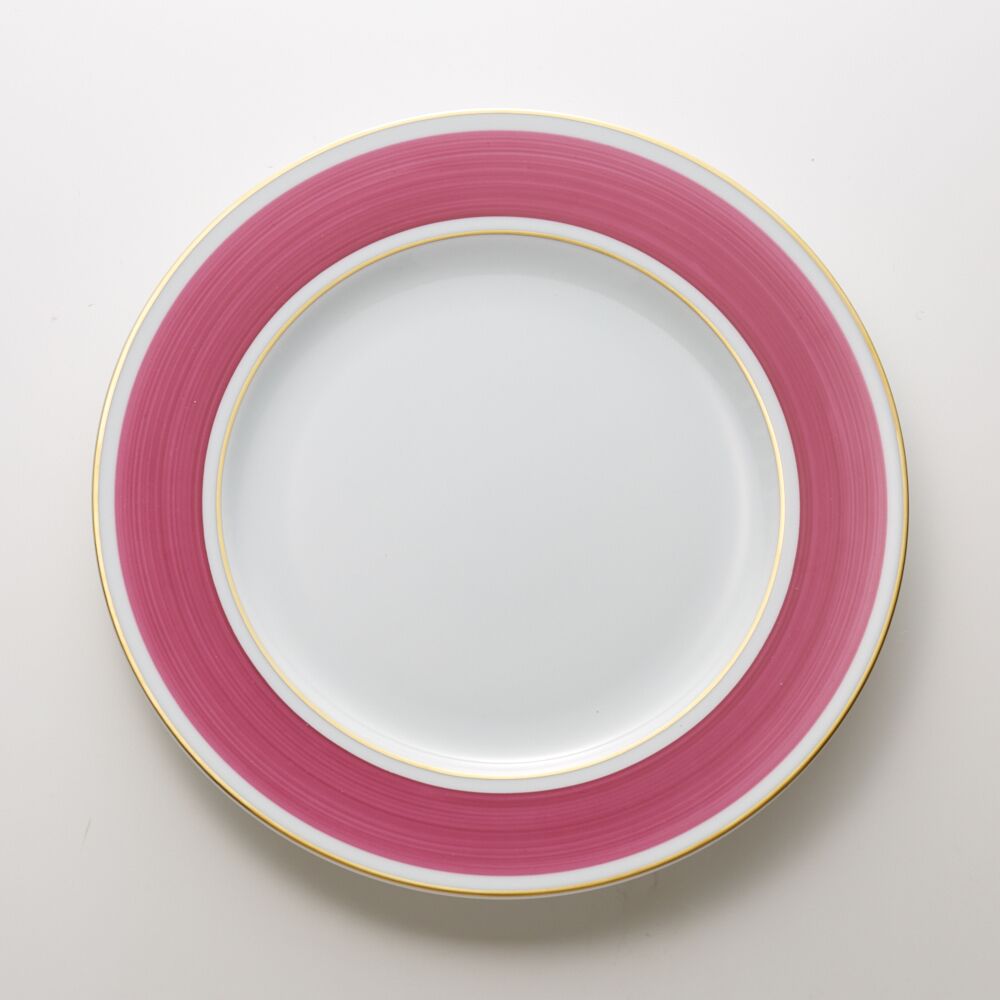 ヴィンテージ　Au Bain Marie Paris デイジー　 皿4枚 ピンク Marie Daage Bamboo Dinner Plate