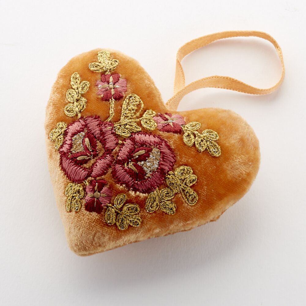 Anke Drechsel Silk Velvet Heart Small