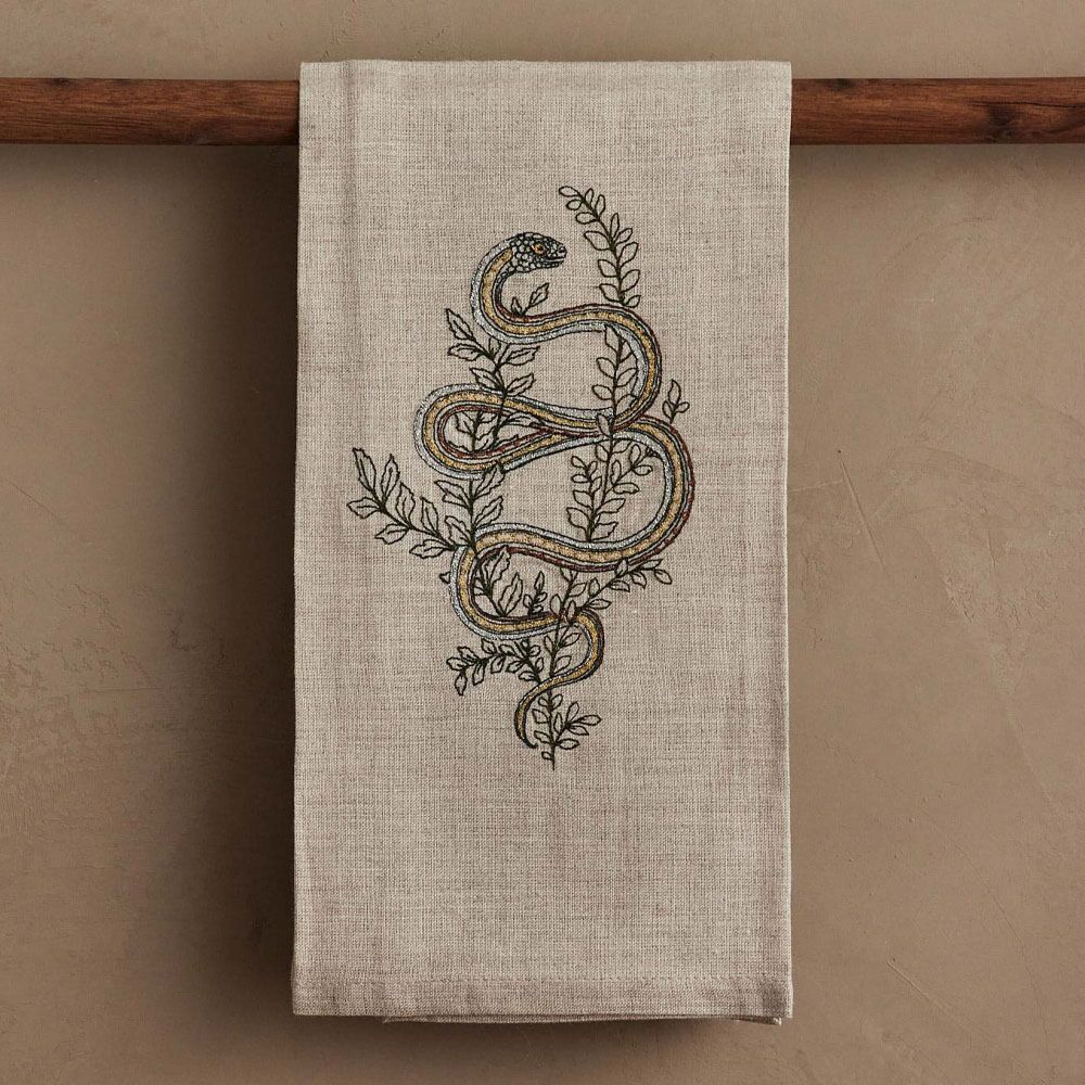 Coral＆Tusk ティータオル Coral & Tusk Towel Garter Snake