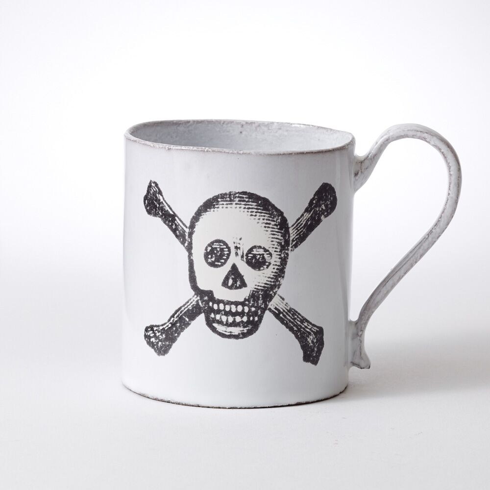 John Derian Mug Skull