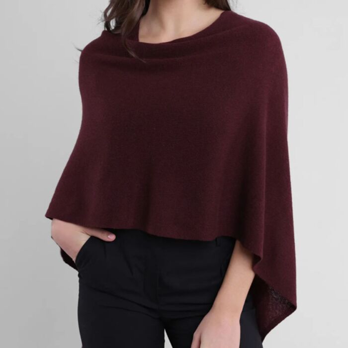 Cashmere Dress Topper Poncho