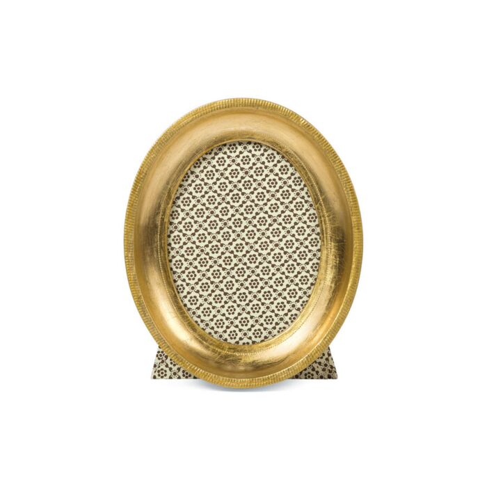 Cavallini Florentine Gold Leaf Oval Frame 3"