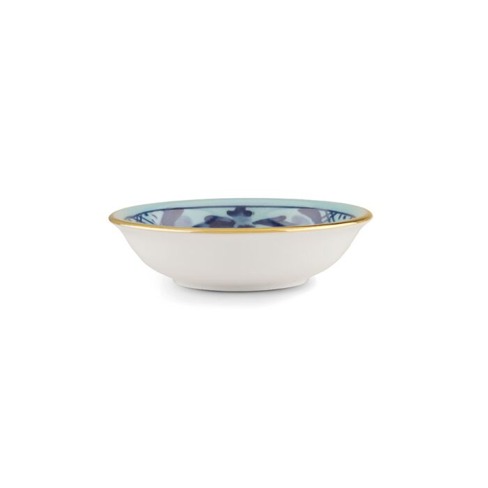 Ginori Oriente Italiano Iris Gold Rim Soy Sauce Cup