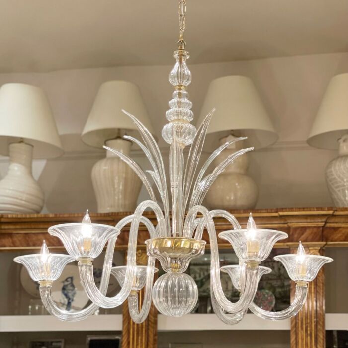 Murano crystal chandelier discount