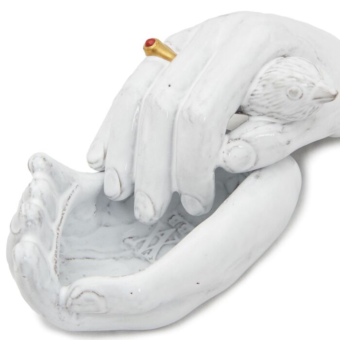 Serena Bird Box with Colored Ring