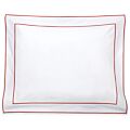 Matouk Ansonia Red King Sham - 21x36