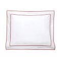 Matouk Ansonia Red Standard Sham - 21x27