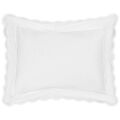 Matouk Butterfield White King Sham - 21x36