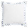 Matouk India Azure Euro Sham - 27x27