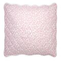 Matouk Margot Blush Quilted Euro Sham - 27x27