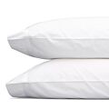 Matouk Lowell White & White King Pillowcase/Pair - 21x41