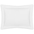 Matouk Lowell White & White King Sham - 21x36