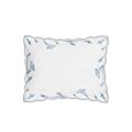 Matouk Marcella Hazy Blue Boudoir Sham - 12x16
