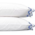 Matouk Mirasol Azure King Pillowcase/Pair - 21x41