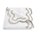 Matouk Mirasol Silver Queen/Full Duvet Cover - 94x112