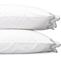 Matouk Mirasol Silver Standard Pillowcase/Pair - 21x33