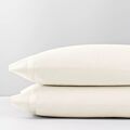 Matouk Nocturne Ivory Standard Pillowcase/Pair - 21x33