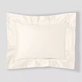 Matouk Nocturne Ivory Standard Sham - 21x27