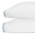 Matouk Stella Hazy Blue Standard Pillowcase/Pair - 21x32
