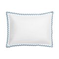 Matouk Stella Hazy Blue Standard Sham - 21x27